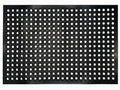 Nexboraque Anti Fatigue Rubber Floor Mats, 24 x 36 Inch Non-Slip Restaurant Mat Door Mat Drainage Mat for Indoor Outdoor Wet Area, Pool Entry, Garden - Black - size: 35"L x 23"W x 0.4"Th