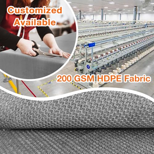 Artpuch Outdoor Pergola Shade Cover 4x5 FT Sun Shade Cloth with Grommets Light Grey Commercial Grade Patio Privacy Screen Shade Canopy (Customized Available) GN04 - color: Light Grey, size: 4' X 5' Customized