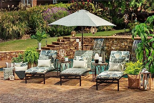 Pillow Perfect Tory Solid Indoor/Outdoor Floor Pillow Plush Fill, Weather and Fade Resistant, Floor - 25" x 25", Ivory, - color: Ivory Tory Bisque, size: Floor - 25" x 25"