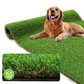 XLX TURF Realistic Artificial Grass Outdoor Rug - 3 FT x 3 FT Thick & Pets Friendly Fake Grass Mats for Dogs Potty with Drainage Hole - 25mm/1inch Pile Height - size: 3' x 3' (Square)