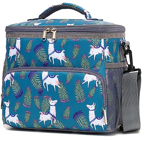 GYEUKHAM Insulated Lunch Bag for Adult/Women/Men, Reusable Large Lunch Box Cooler Soft Leakproof Tote, Thermal Meal Prep Lunch Pail with Adjustable Shoulder Strap for School/Travel/Office, Alpaca - color: Alpaca