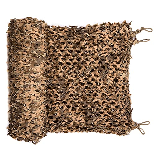 CamoSystems Reinforced Camouflage Netting | 3D Camo Nets, Waterproof & UV Protection, Silent Rip-Stop Fabric - color: Prairie Grass, size: Large, 9'10" x 19'8" L