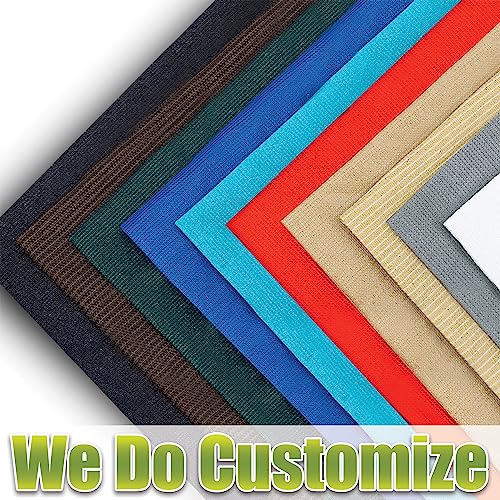 ColourTree 4' W x 4' L Brown Pergola Sun Shade Canopy Replacement Cover UPF50, Commercial Grade 260 GSM Cloth for Outdoor Patio, Includes Stainless Steel Weighted Rods (We Make Custom Size)