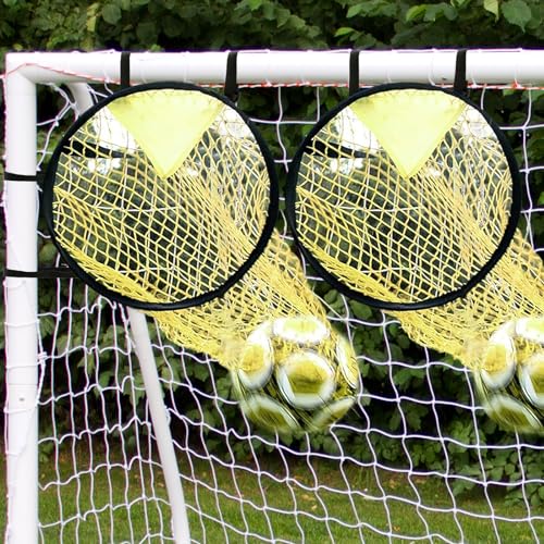 Football Target Net, Easy to Attach and Detach Soccer Goal Net for Goal Training and Accuracy Practice - color: 2 Pcs