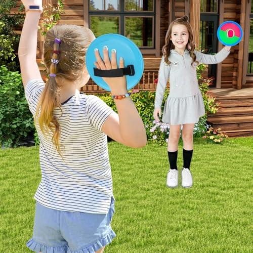 Velcro Ball Catch - Velcro Ball and Catch Game,Sticky Paddles and Balls for Kids, Beach Toys Back Yard Pool Outdoor Lawn Games Backyard Camping