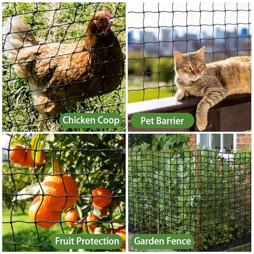 BaseGoal Baseball & Softball Backstop Nets, Heavy Duty Sports Practice Nets, Sports Netting Barrier,DIY Ball Net,Hitting Net for Baseball, Hockey, Soccer, LAX and More - size: 15x60ft