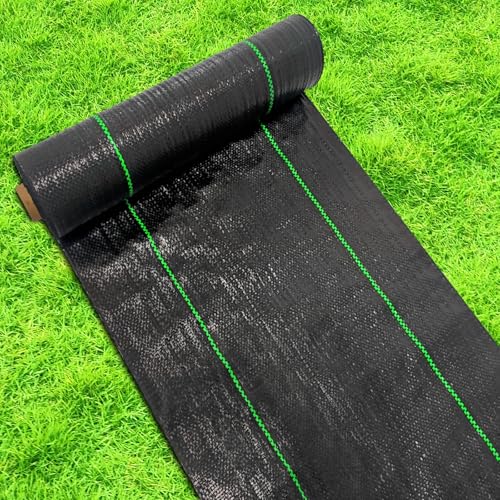 Landscape Fabric 1.4ft X 100ft Heavy Duty Weed Barrier Fabric,Weed Barrier Landscape Fabric, Premium 3.2 OZ Garden Fabric Weed Barrier for Flower Bed, Ground Fabric - size: 1.4X100 FT