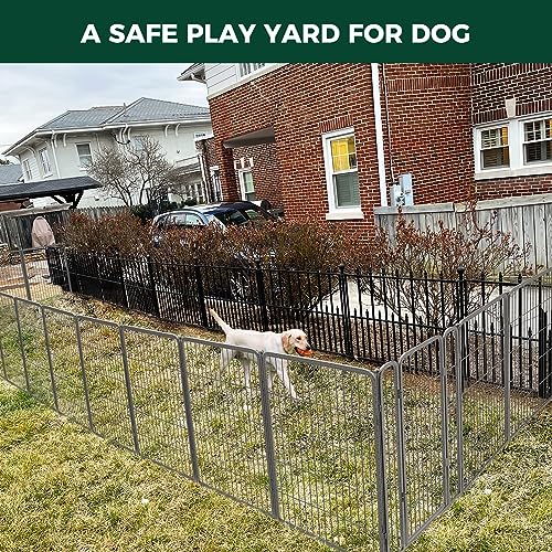 FXW Aster Dog Playpen Designed for Yard, 40inch 8 Panels - size: 40"H & 08 Panels