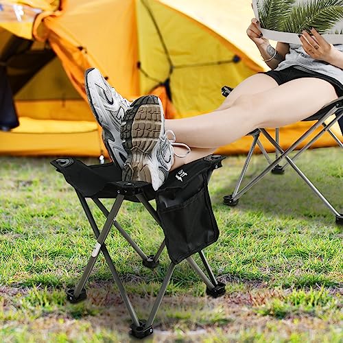 Roptat 2 Pack Camping Stool,Portable Folding Compact Lightweight Stool Seat for Camping Fishing Hiking Gardening Outdoor Walking Backpacking Travelling and Beach with Carry Bag - color: Dark Galaxy