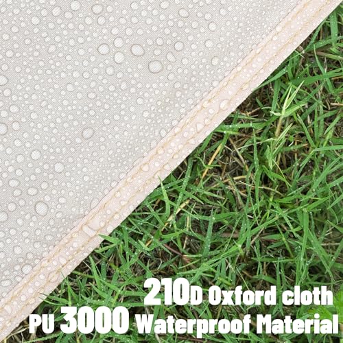 Eulant Waterproof Tent Footprint - 7.54ft X 8.53ft, Ideal for Camping, Hiking, Picnic & Backpacking - size: Four Corner
