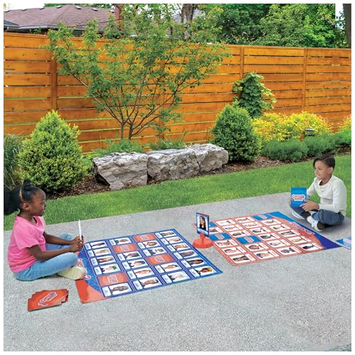 Spin Master Games, Guess Who? Giant Edition, Family Game for Indoor & Outdoor Fun with Big Oversized Board, for Family and Kids, 2-4 Players, Ages 6 & Up - style: Giant Game - Guess Who?