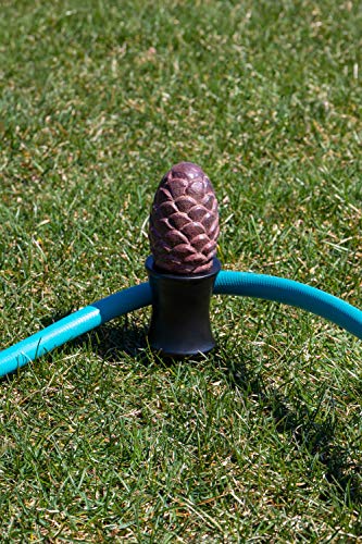 CLEVER GARDEN Heavy Duty Decorative Hose Guide - Pinecone, 5 Pack