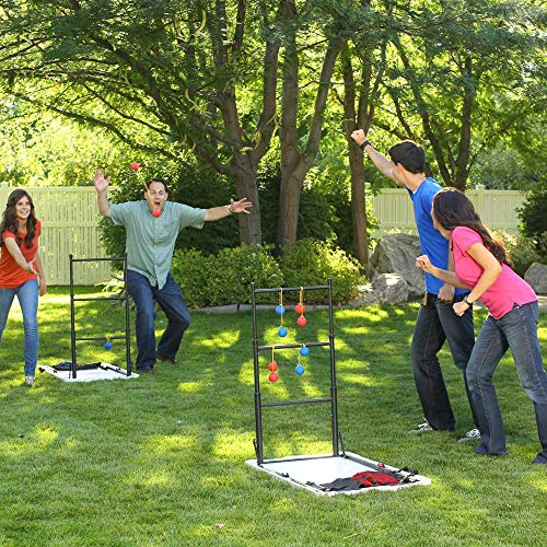 Lifetime Heavy Duty Cornhole, Ladder Golf Game and Table Combo Set