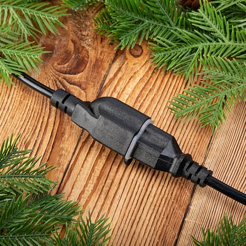 DECOHS 30 Pcs Christmas Lights Weatherproof Gaskets, Outdoor Extension Cords Gaskets Plug Cover, Waterproof Stop Tripping GFCI Protector for Xmas Light Installation, Electrical Cord, Indoor Gardening - color: 30 Pcs