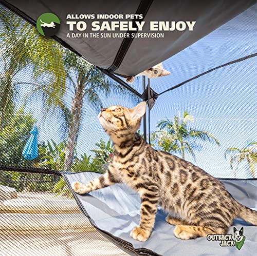 Outback Jack Catio Outdoor Cat Enclosure, (Kitty Katio) for Indoor Cat or Multiple Cats - Portable Tent, Play Tent for Cats, Catio, Outside Enclosure - style: Kitty Katio Tower