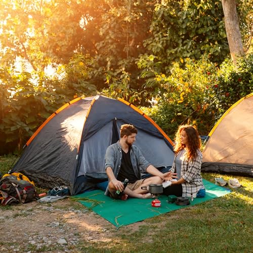 Wind Tour Multifunctional Tarp Waterproof with Carry Bag for Tent Ultralight Outdoor Tent Footprint for Ground Camping Hiking (Green-78.7" x 57.1") - size: Green-78.7" x 57.1"