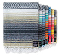 Benevolence LA Authentic Handwoven Mexican Blanket | Yoga Blankets, Outdoor, Picnic, Beach, Camping | Equestrian Saddle | Serape 50x70 inches - Sand, Pack of 1 - color: Sand