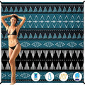 BYDOLL Beach Blanket 78''X81'' Waterproof Sandproof Suits1-4 Adults Oversized Lightweight Large Blanket Picnic Mat for Beach Sand Free Travel Camping Hiking Picnic - color: Bohoo, size: 78"X81"
