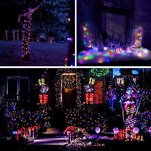 suddus 66ft 200 LED Outdoor String Lights, Multi Color Fairy Lights Battery Operated with Remote, Led Twinkle Lights for Bedroom, Backyard, Wedding, Tree, Mason Jar, Wall, Centerpiece, Christmas - color: Multicolor, size: 200LED