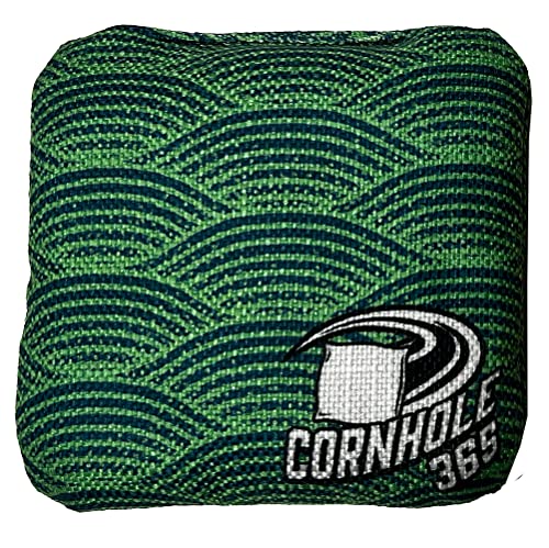 Cornhole365 Themed Cornhole Bag - All-Weather, Heavy-Duty & Durable Polyester Fabric, Resin Filling, Double-Stitched Duck Cloth - Professional Cornhole Bean Bags for Indoor & Outdoor Use - Set of 8 - color: Geometric