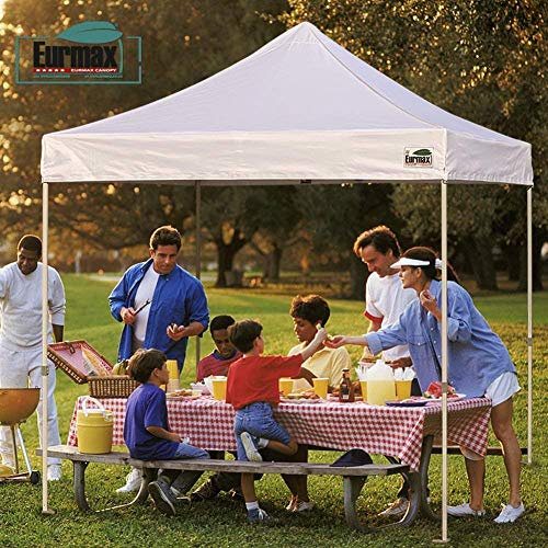 Eurmax USA 10x10 Pop Up Canopy Replacement Top,Universal Instant Canopy Cover ONLY,Heavy Duty UPF 50+ UV Protection,Water & Wind Resistant Tarp,30+ Colors Available,Bonus 4 Sand Bags (Navy Blue) - color: navy blue, style: 10x10