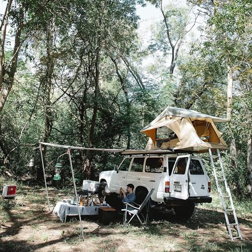 SANLIKE Tent Poles for Tarp, 90 in Tarp Poles Set of 4, Tent Poles Replacement, Telescoping Pole, Canopy Poles, Camping Poles for Rooftop Tents, Trekking Poles for Rain Fly, Camper, Awning - color: 90 In-set of 4
