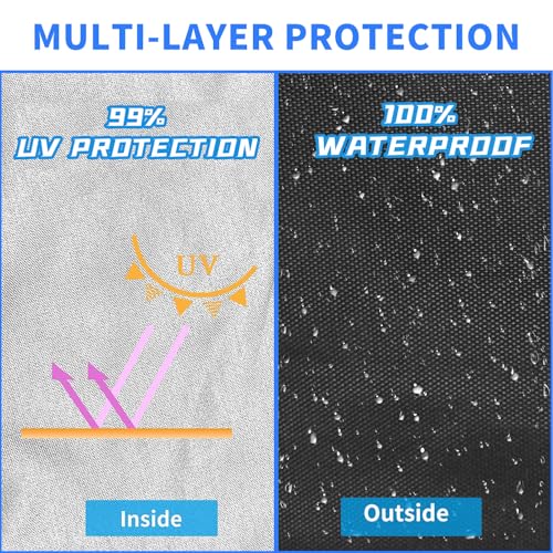 10x10 Canopy Replacement Top Cover with Air Vent, 210D Silver Coated Waterproof Polyester, Pop Up Tent Cover for Straight Leg Canopy Frame, Canopy Top Only - color: Black