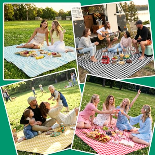 Waterproof Beach Blanket Picnic Outdoor Camp Mat Towel Family Trip Essentials Summer Vacation Must Have Travel Accessories Lake Day Necessities Stuff Thing Need Gear Gift Supplies Item Gadget 2026