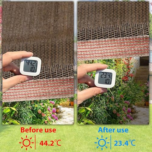 90% Shade Cloth Sun Shade Fabric Privacy Screen Shade Cover for Patio Garden Pergola Shade Cover Canopy with Gromments（Mocha 6 x 6 FT ） - color: Mocha, size: 6 x 6 FT