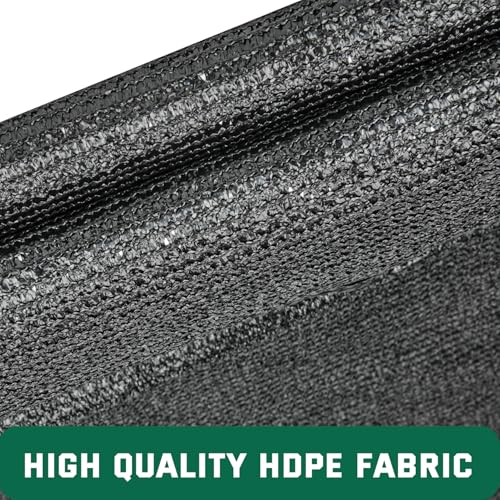 Kesfitt 70% Shade Cloth 20x30 ft, Breathable HDPE Mesh Sun Shade Tarp for Garden & Greenhouse, UV Resistant Outdoor Shade Fabric with Copper Grommets for Plants, Patio, Yard - size: 20ftx30ft, style: 70% Shading Rate