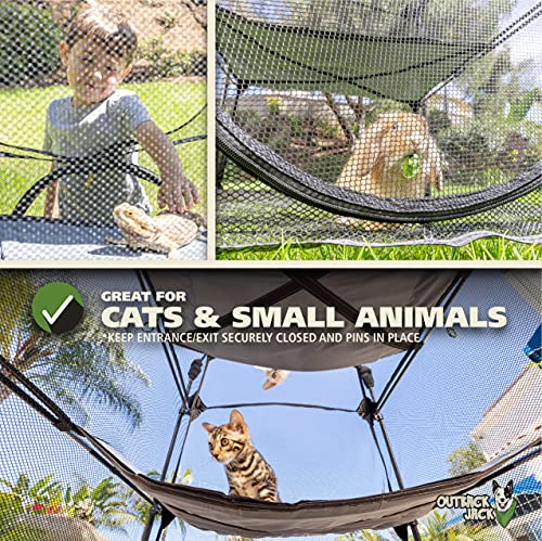 Outback Jack Catio Outdoor Cat Enclosure, (Kitty Katio) for Indoor Cat or Multiple Cats - Portable Tent, Play Tent for Cats, Catio, Outside Enclosure - style: Kitty Katio Tower