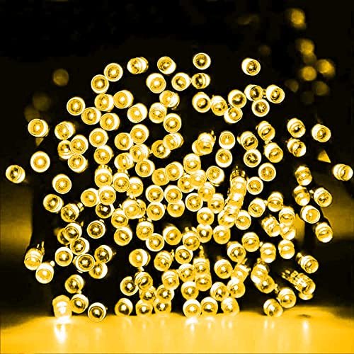 Dazzle Bright 300 LED Christmas String Lights, 100 FT Connectable Waterproof String Lights Green Wire with 8 Modes, Christmas Decorations for Indoor Outdoor Xmas Party Yard Garden (Warm White) - color: Warm White, size: 300 LED