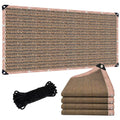 90% Shade Cloth Sun Shade Fabric Privacy Screen Shade Cover for Patio Garden Pergola Shade Cover Canopy with Gromments Mocha （12 x 20 FT） - color: Mocha, size: 12 x 20 FT