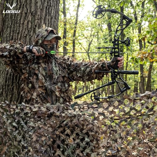 LOOGU Camo Netting, Camouflage Net Blinds Great for Sunshade Camping Shooting Hunting - color: Loogu Super Tree 2.0 - W, size: 1.5x8M=5x26.2ft