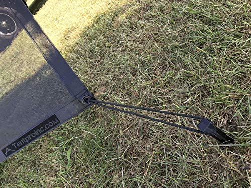Tentproinc RV Awning Sun Shade Screen 6' X 18' 3'' (Fit for 19' Awning) Mesh Sunshade Block UV Glare Motorhome Camping Trailer Awning Sunscreen Screenshade - 3 Year Warranty (Black) - color: Black, size: 6' x 18'3'' -Actual Measurement