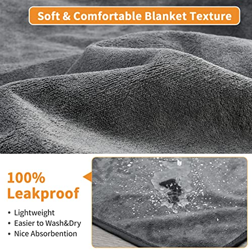 Washable Dog Pee Pads 24x36 2Pack Reusable, Absorb Dog Mats Non-Slip for Puppy Training, Whelping, Potty, Playpen, Crate - size: 24"x36"-2PACK