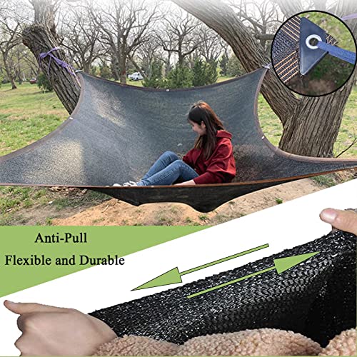 Shade Cloth - Garden Shade Mesh Netting with Grommets Outdoor Sun Shade Cover for Pergola Patio Plants Greenhouse Chicken Coop Black 90% Shading Rate(8X16FT) - size: 8X16ft
