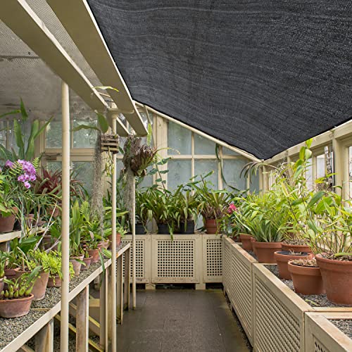 Keten 70% Garden Shade Cloth, 20x20FT HDPE Mesh Tarp with Upgraded Grommets, UV-Resistant Outdoor Sun Shades for Greenhouse, Garden, Patio Plants, Pergola - color: 70%, size: 20x20FT