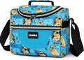Insulated Cooler Lunch Bag 1.85gal/7L Blue Capibala Theme Reusable Lunch Box Tote for work Picnic Camping Gym Travel - color: 7L Blue Capibala
