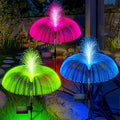 Solar Garden Lights Outdoor Decorative Waterproof, Solar Light for Outside, Yard Lights Solar Flower Decor for Patio Pathway Lawn Party Landscape Grave Decorations, 3 PCS