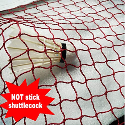 Outdoor Indoor Badminton Net Replacement with Steel Cable Ropes for Backyard Beach Garden Schoolyard (20 FT x 2.5 FT)