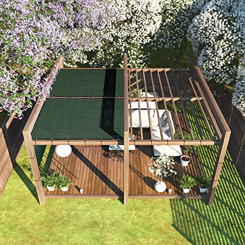 ColourTree 4' x 16' Black Fence Privacy Screen Windscreen Cover Fabric Shade Netting Mesh Cloth - Commercial Grade 170 GSM - Cable Zip Ties Included - We Make Custom Size - color: Black 2nd Generation, size: 0 4' x 1 6'