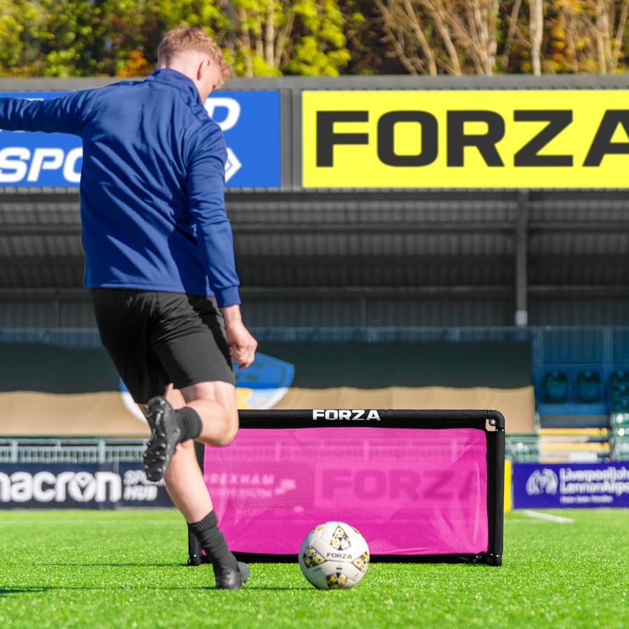 FORZA POD Goal Lite | Lightweight ALU40 Portable Soccer Goal – Assembles in Seconds – Perfect for Training, Matches & Backyard Play – Sizes: 4ft, 5ft & 6ft - color: Pink, size: 4 x 2
