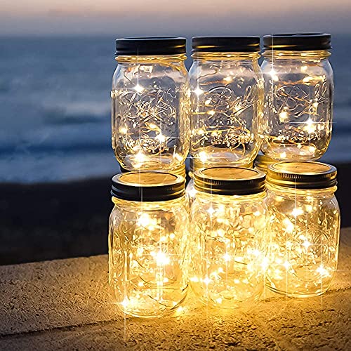 String Lights,Waterproof LED String Lights Fairy String Lights Starry ,Battery Operated String Lights for Indoor&Outdoor Decoration Wedding Home Parties Christmas Holiday. (Warm White, 10Ft/4pc) - color: Warm White, size: 10ft*4pcs