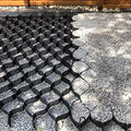 Heavy Duty Geogrid Ground Grid - Honeycomb Grass Protection Mat for Driveways & Landslides Gravel Board System Kit 2x5M (6.6x16.4FT) - s for Landscape Stability