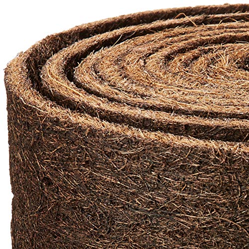 Bosmere Border Protection Edging Weed Mat, 10' x 9" Wide – Brown Landscape Fabric for Garden Beds, Pathways & Borders