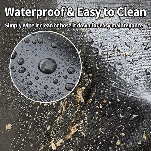 Waterproof Pet Playpen Mat for Rabbits & Guinea Pigs & Dogs – 59"x59" Reusable Floor Protector Liner for Indoor Small Animal Cage, Easy Clean Foldable Bottom Tarp for Playpen & Hutch Use - size: 59x59in