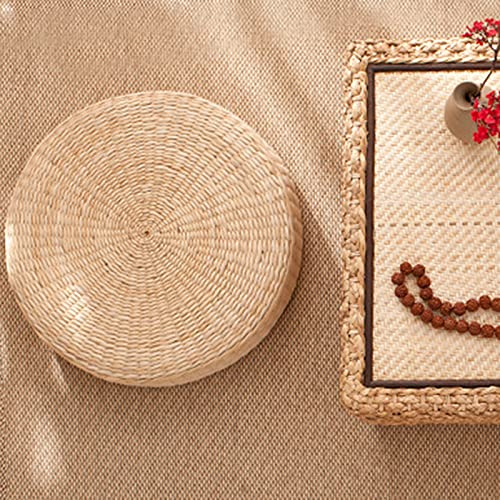 Tatami Cushion, Round Padded Floor Mat for Outdoor & Indoor Use, Bigger Size - 45cm