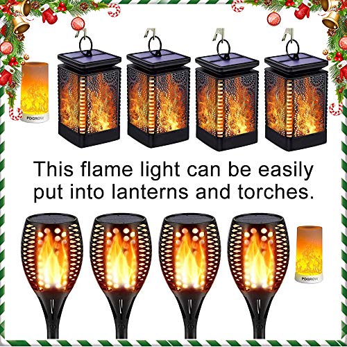 LED Flame Lights with Remote Timer, Flame Lamp 4 Modes USB Rechargeable Fire Lights Indoor Campfire Outdoor Decorative Lantern Hanging Lamps Fireplace Romantic Light for Home Party Camping Bar - size: Remote Control - 1PCS