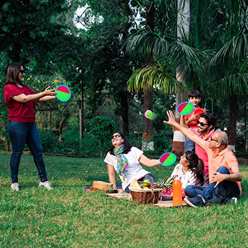 Ayeboovi Toss and Catch Ball Game Outdoor Toys for Kids Yard Games Beach Toys Outside Games for 3 4 5 6 7 8 9 10 Year Old Boys Girls (Upgraded) - style: 4 Paddles 4 Balls